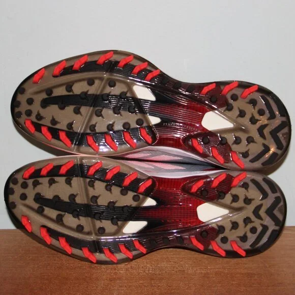 Adidas Adizero ZG BOA Spikeless Golf Shoes Mens 11 White Black Red